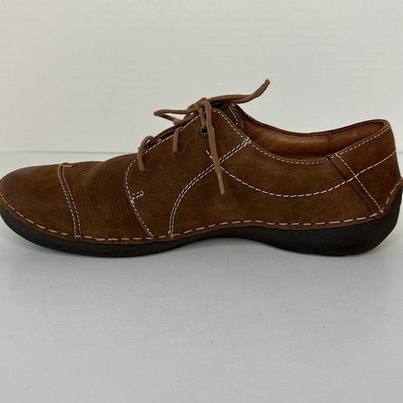 Josef Seibel Fergey 20 Brown Nubuck Leather Sneaker Shoe Size 40 - Picture 9 of 16